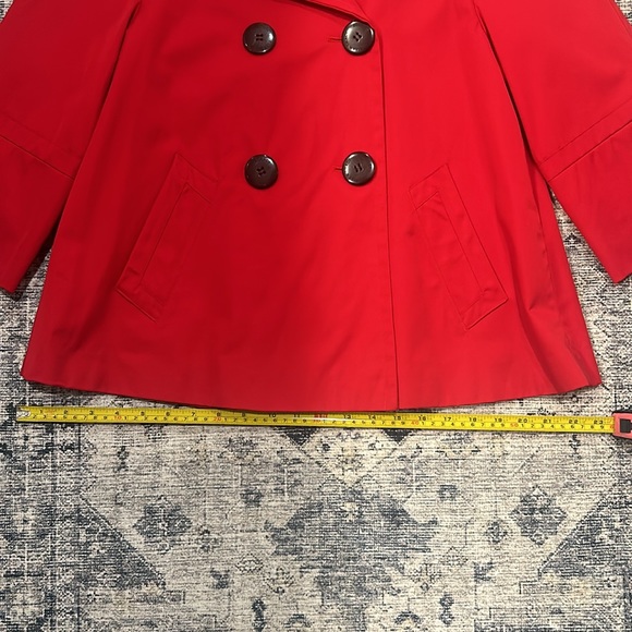 ELLEN TRACY | WOMEN’S COAT & JACKET | SHORT | LARGE BUTTONS | RED | EXTRA SMALL - Picture 17 of 17
